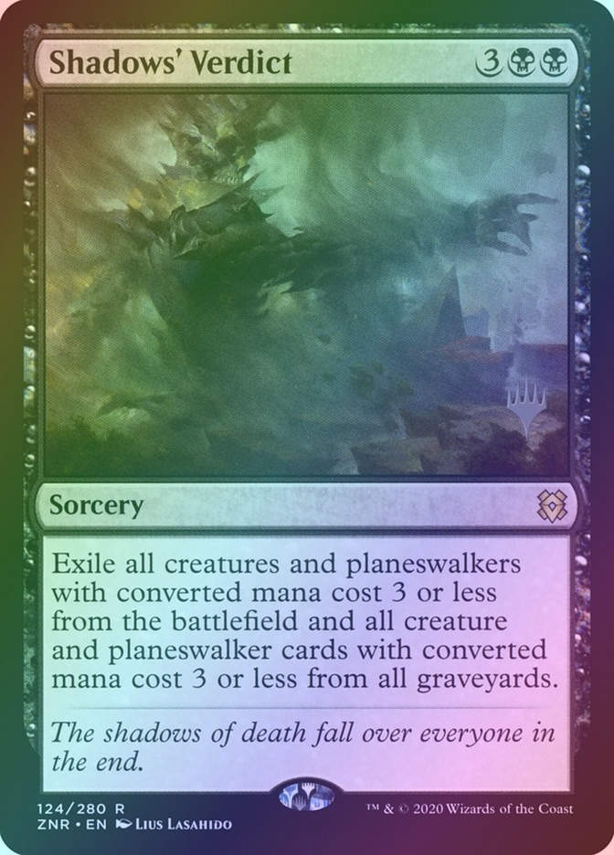 Shadows' Verdict (PZNR) (124p) / Foil