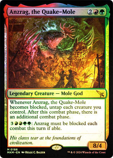 Anzrag, the Quake-Mole (mkm) (186) / Foil
