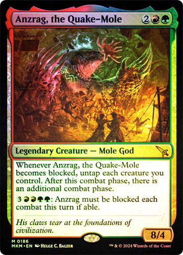 Anzrag, the Quake-Mole (mkm) (186) / Foil