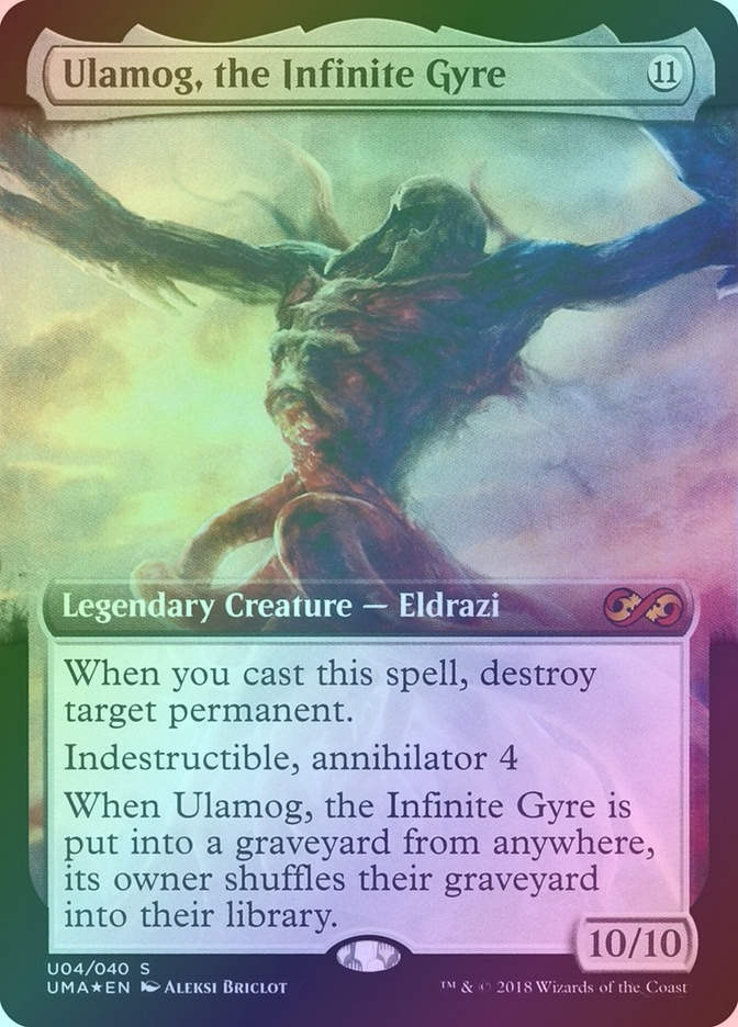 Ulamog, the Infinite Gyre (PUMA) (U4) / Extended Art / Foil