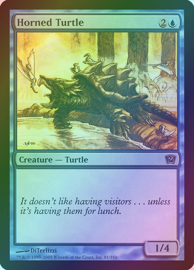 Horned Turtle (9ED) (81★) / Foil