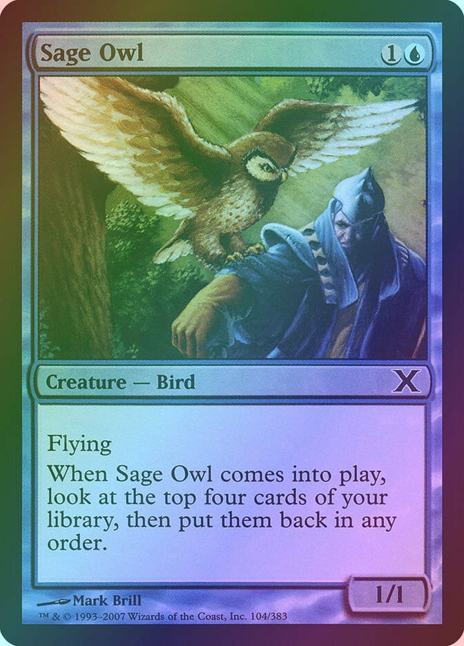 Sage Owl (10E) (104★) / Foil