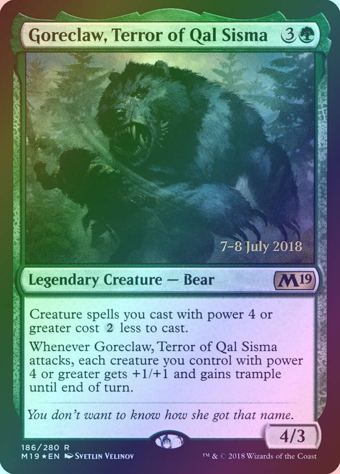 Goreclaw, Terror of Qal Sisma (PM19) (186s) / Foil