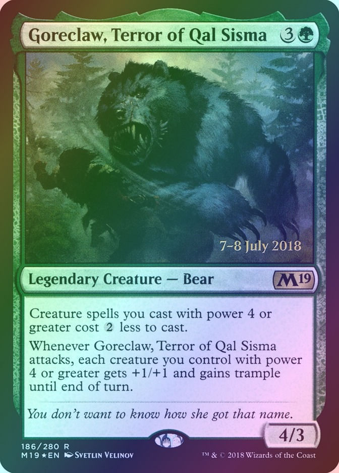 Goreclaw, Terror of Qal Sisma (PM19) (186s) / Foil