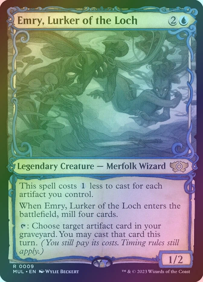 Emry, Lurker of the Loch (MUL) (9) / Showcase / Foil
