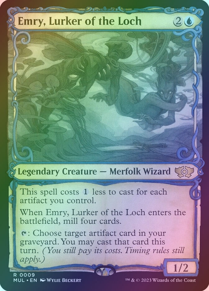 Emry, Lurker of the Loch (MUL) (9) / Showcase / Foil