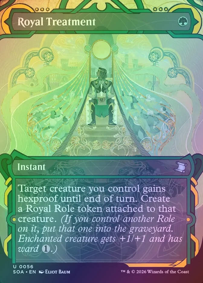 Royal Treatment (SOA) (56) / Borderless / Showcase / Foil