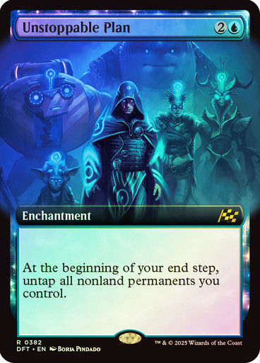 Unstoppable Plan (DFT) (382) / Foil / Extended Art