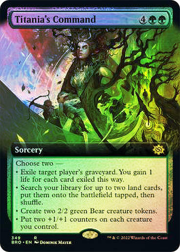 Titania's Command (BRO) / Extended Art Foil