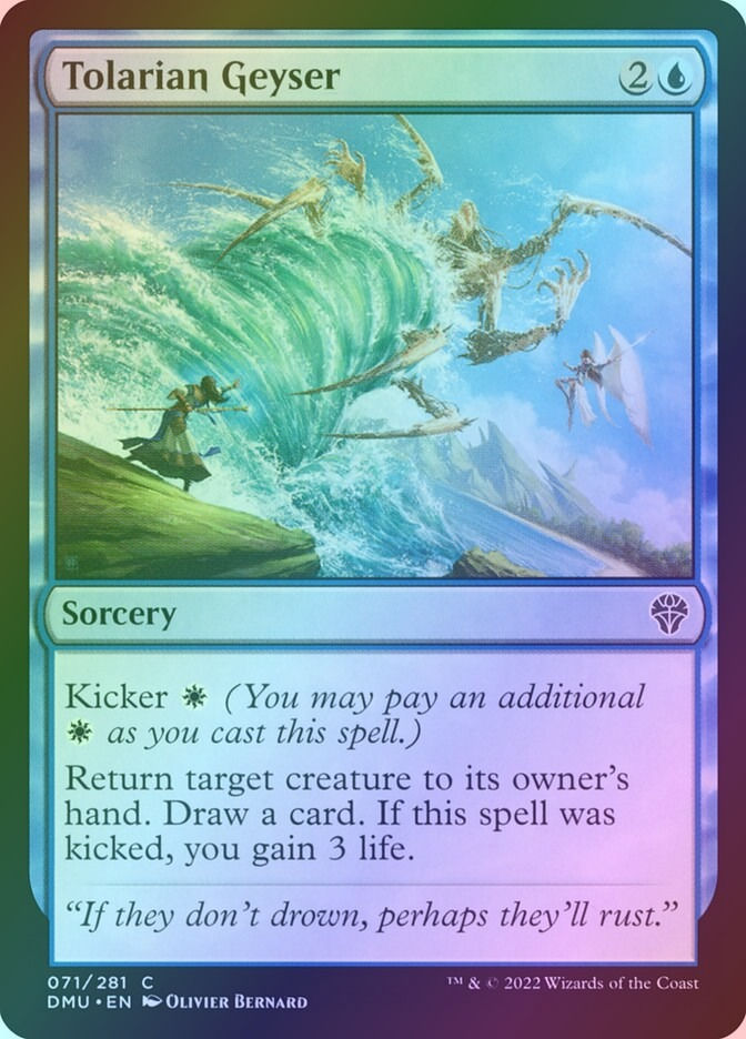 Tolarian Geyser (DMU) (71) / Foil
