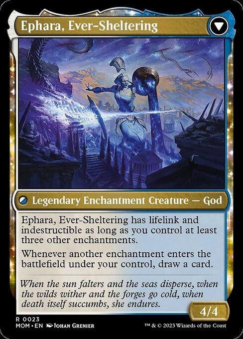Invasion of Theros // Ephara, Ever-Sheltering (mom) — cara 2 de 2