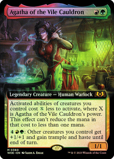 Agatha of the Vile Cauldron (woe) / Extended Art Foil