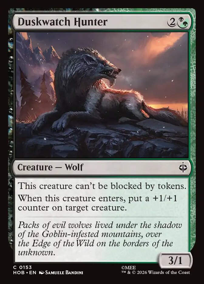Duskwatch Hunter (HOB) (153)