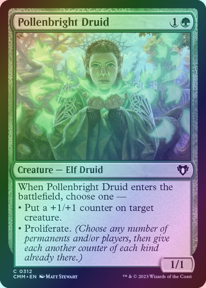 Pollenbright Druid (CMM) (312) / Foil
