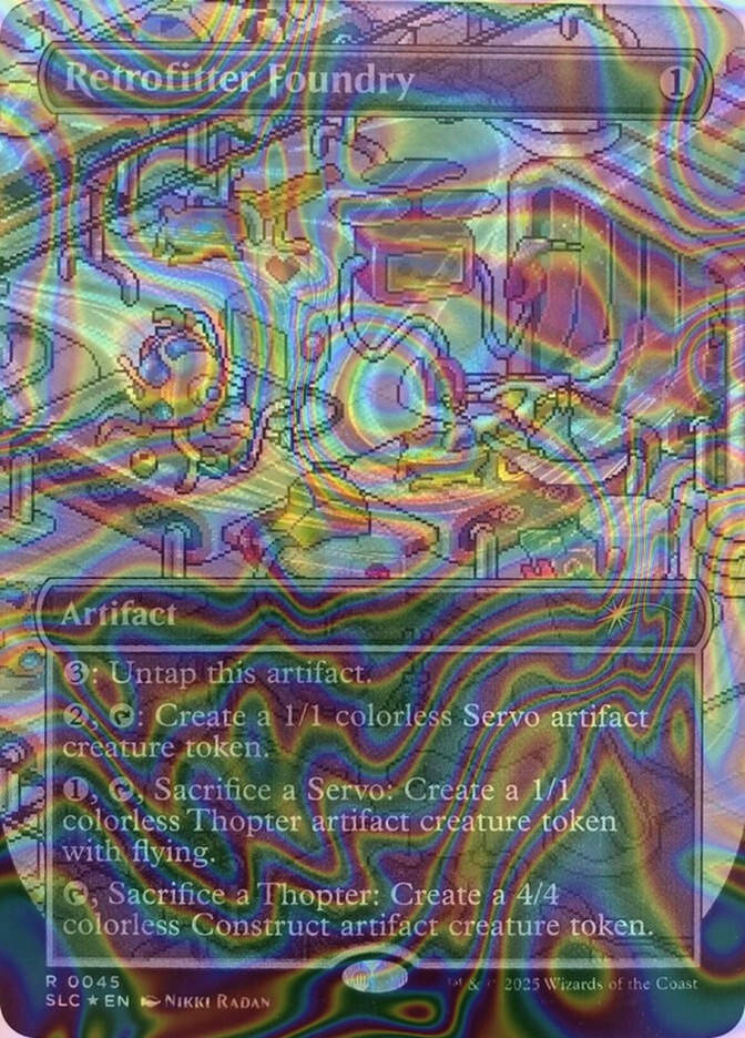 Retrofitter Foundry (SLC) (45) / Borderless / Halo Foil