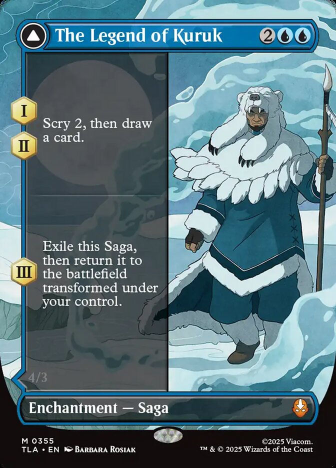 The Legend of Kuruk // Avatar Kuruk (TLA) (355) / Borderless — cara 1 de 2