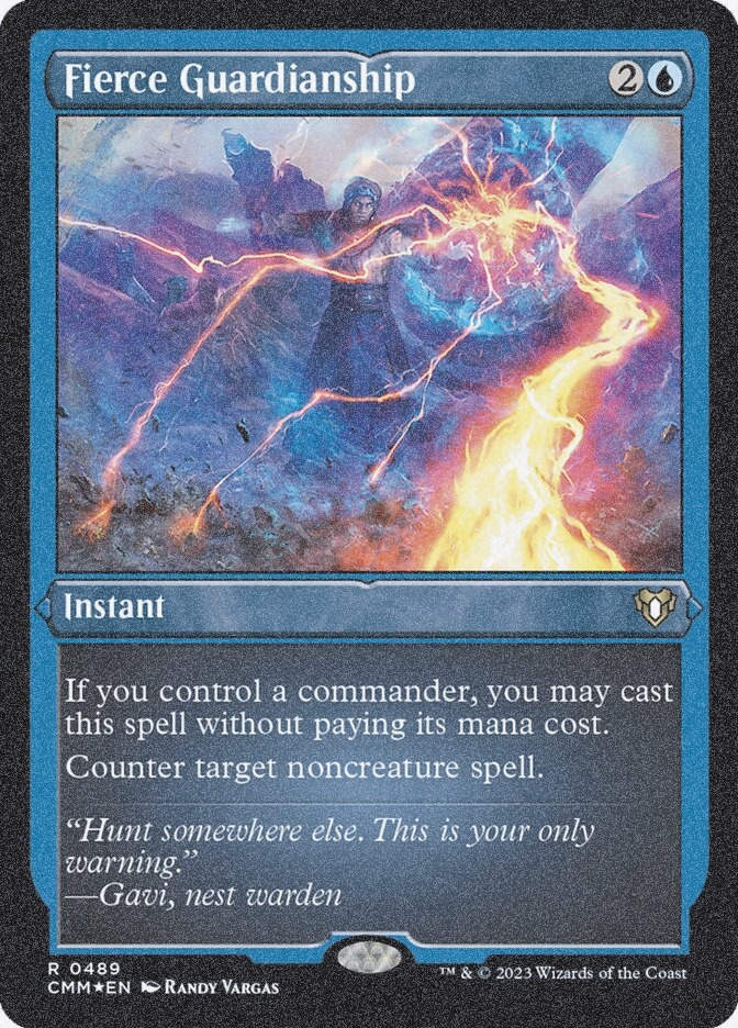 Fierce Guardianship (CMM) (489) / Foil Etched