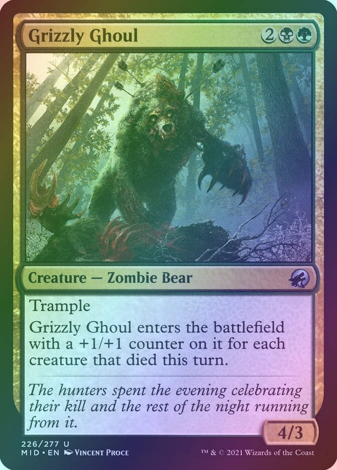 Grizzly Ghoul (MID) (226) / Foil