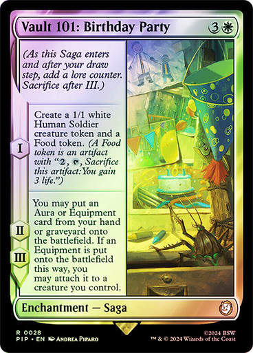 Vault 101: Birthday Party (pip) (28) / Foil