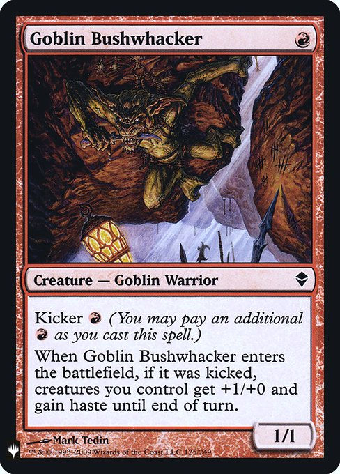Goblin Bushwhacker (PLST) (ZEN-125)