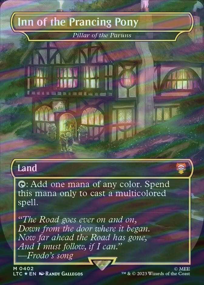 Pillar of the Paruns (LTC) (402) / Borderless / Surge Foil