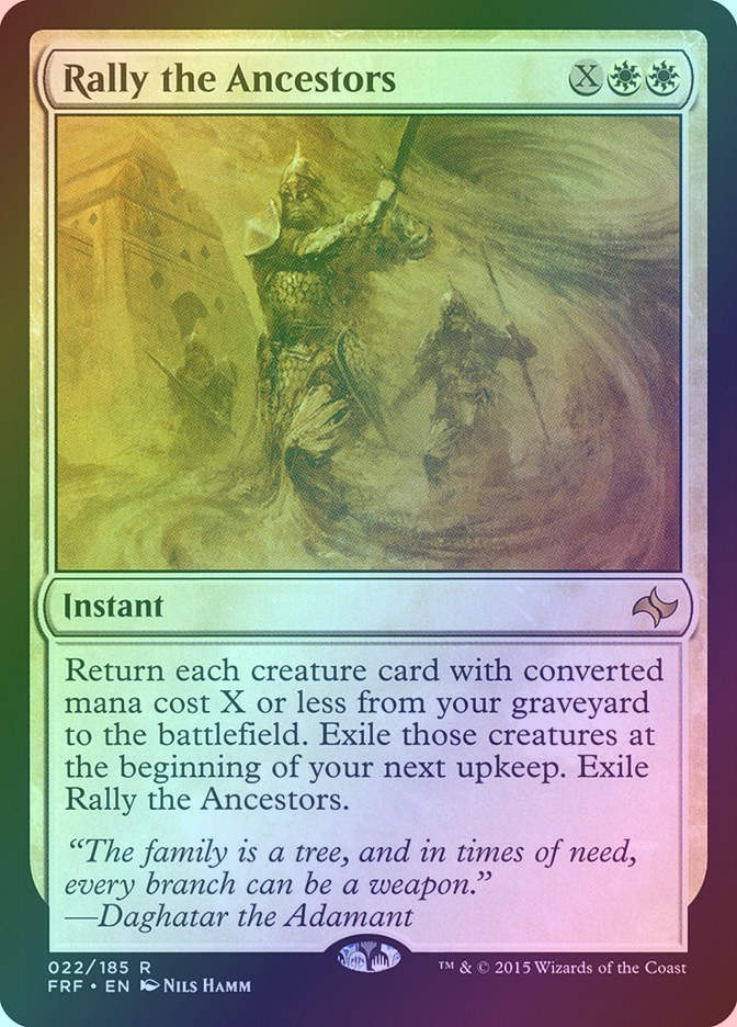 Rally the Ancestors (FRF) (22) / Foil