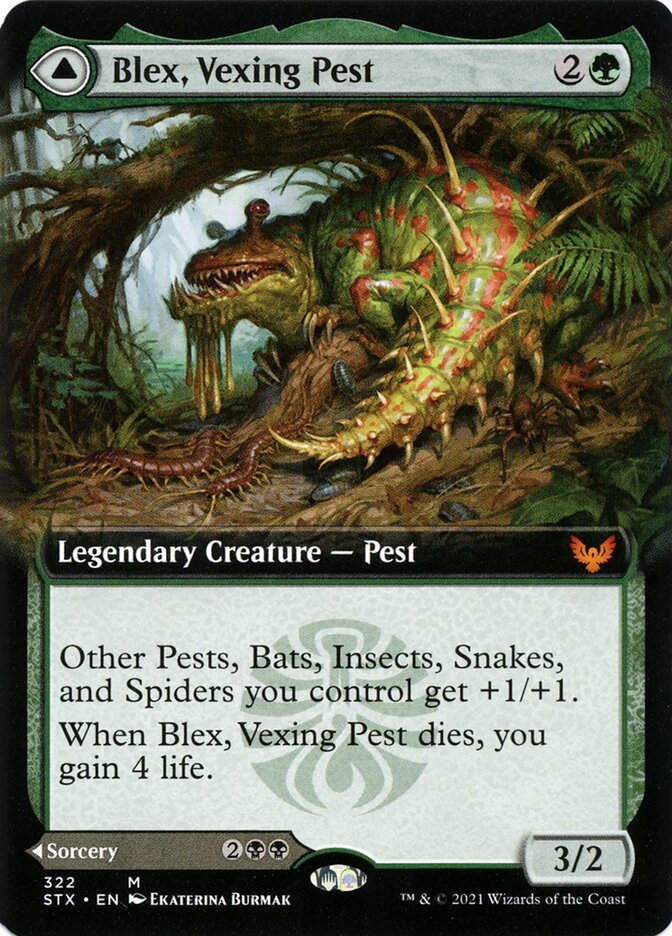 Blex, Vexing Pest // Search for Blex (STX) (322) / Extended Art