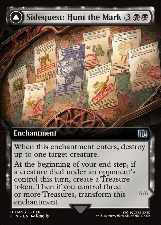 Sidequest: Hunt the Mark // Yiazmat, Ultimate Mark (FIN) (453) / Extended Art — cara 1 de 2
