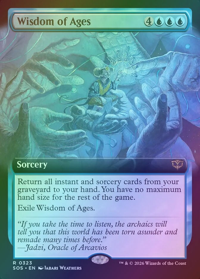 Wisdom of Ages (SOS) (323) / Extended Art / Foil