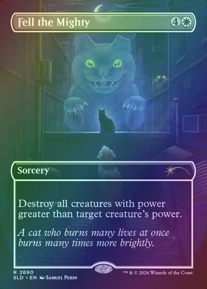 Fell the Mighty (SLD) (2690) / Borderless / Foil