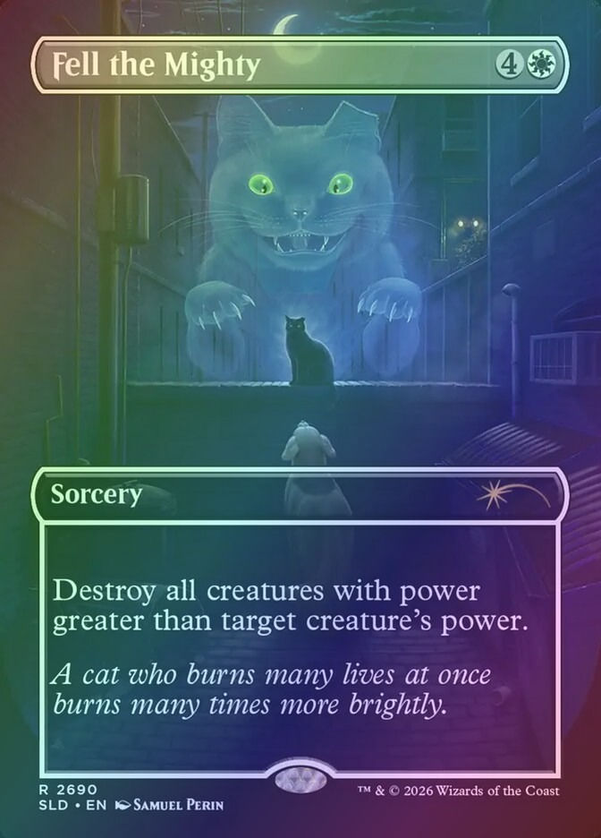 Fell the Mighty (SLD) (2690) / Borderless / Foil