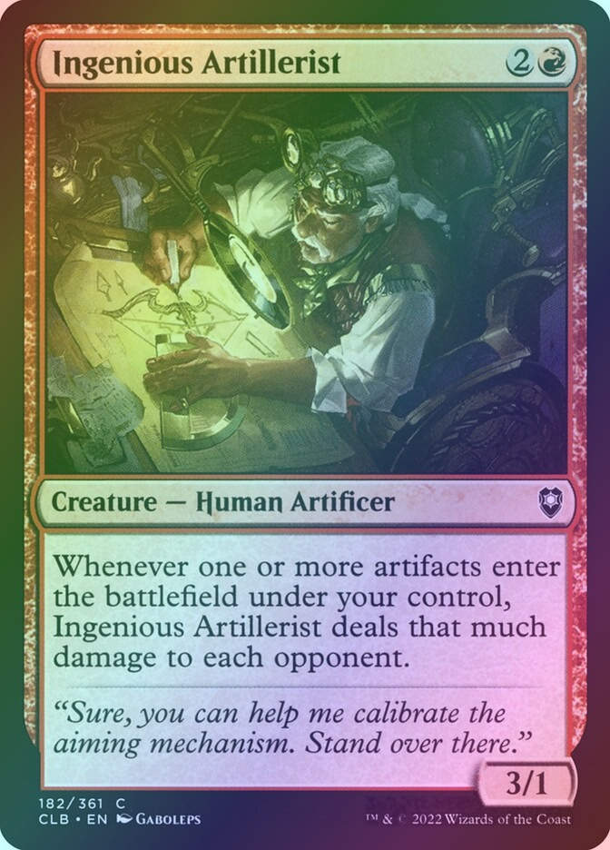 Ingenious Artillerist (CLB) (182) / Foil