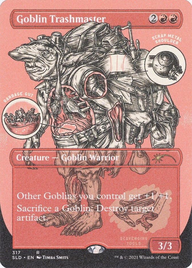 Goblin Trashmaster (SLD) (317) / Borderless / Foil Etched