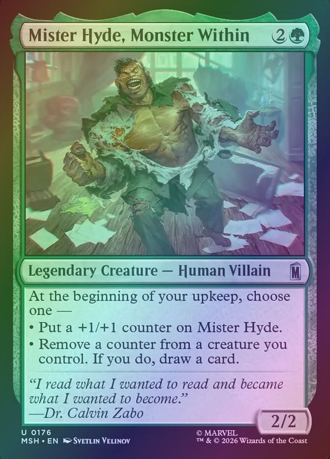 Mister Hyde, Monster Within (MSH) (176) / Foil