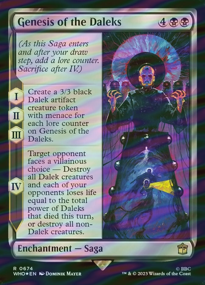 Genesis of the Daleks (WHO) (674) / Surge Foil