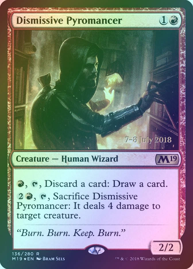 Dismissive Pyromancer (PM19) (136s) / Foil