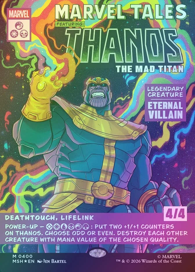 Thanos, the Mad Titan (MSH) (400) / Comic / Foil