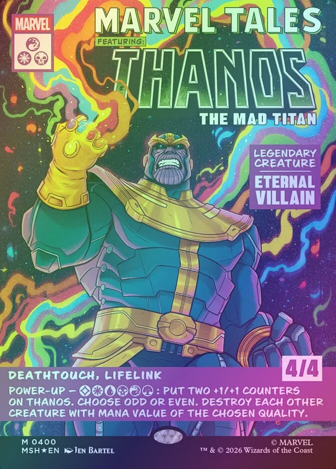Thanos, the Mad Titan (MSH) (400) / Comic / Foil