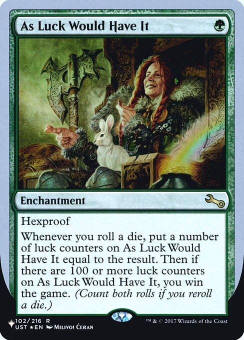 As Luck Would Have It (ULST) (33) / Foil