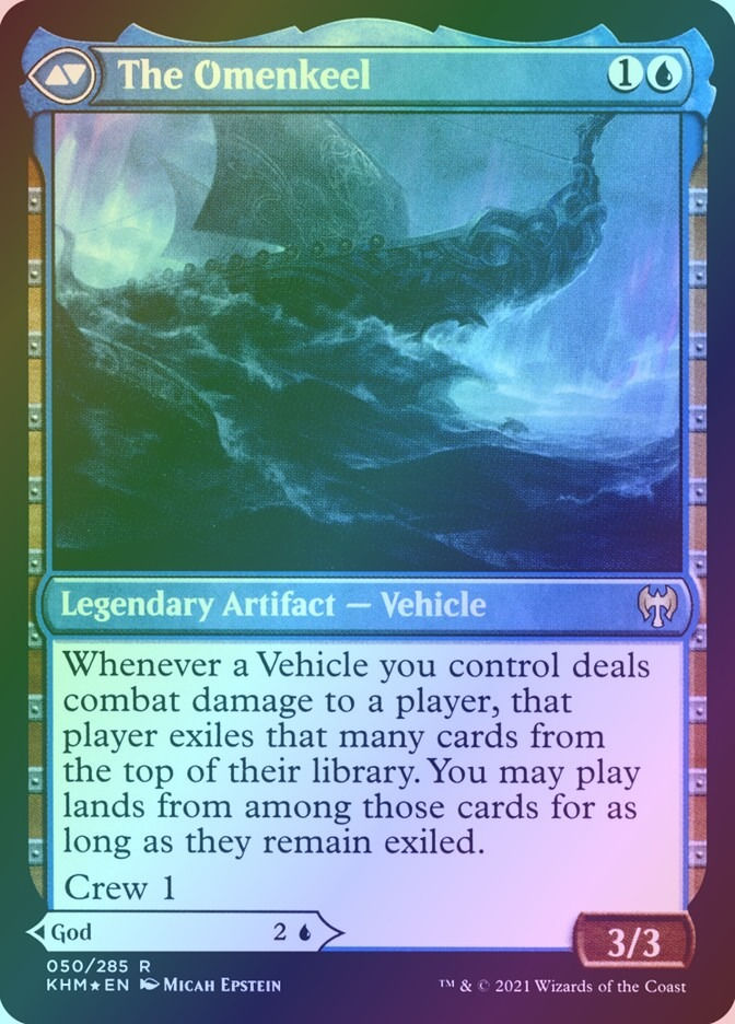 Cosima, God of the Voyage // The Omenkeel (PKHM) (50s) / Foil — cara 2 de 2