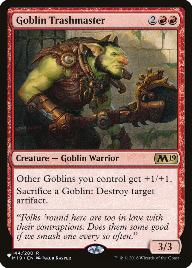 Goblin Trashmaster (PLST) (M19-144)