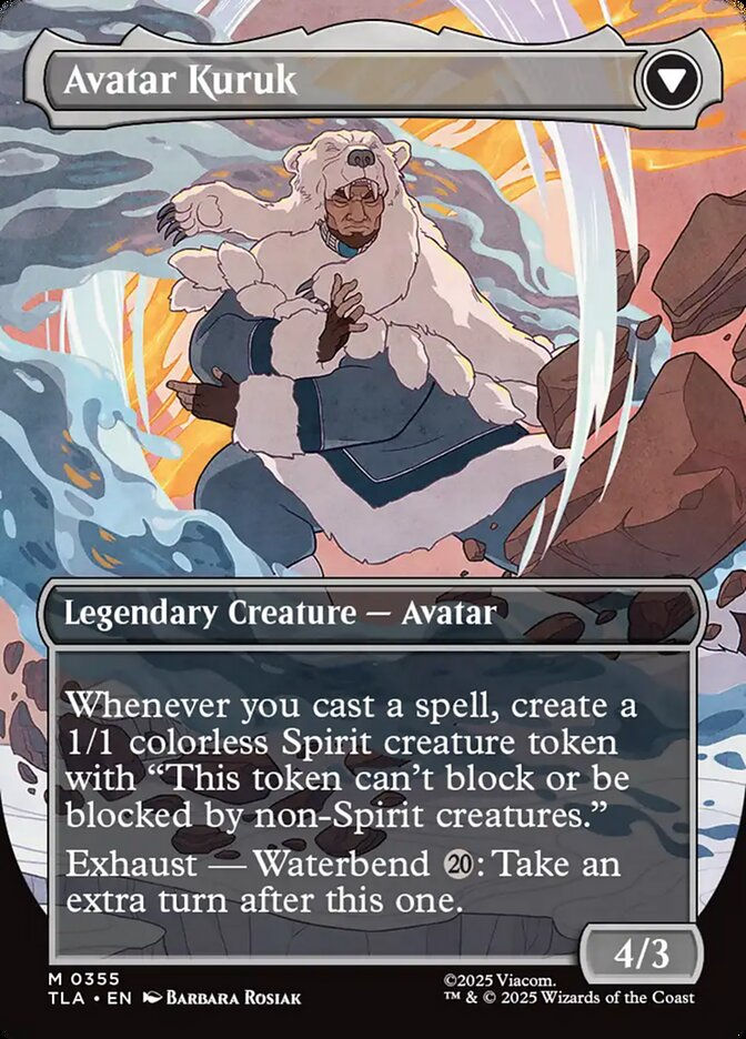 The Legend of Kuruk // Avatar Kuruk (TLA) (355) / Borderless — cara 2 de 2