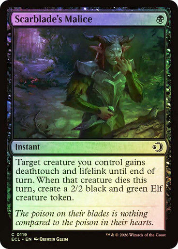 Scarblade's Malice (ECL) (119) / Foil