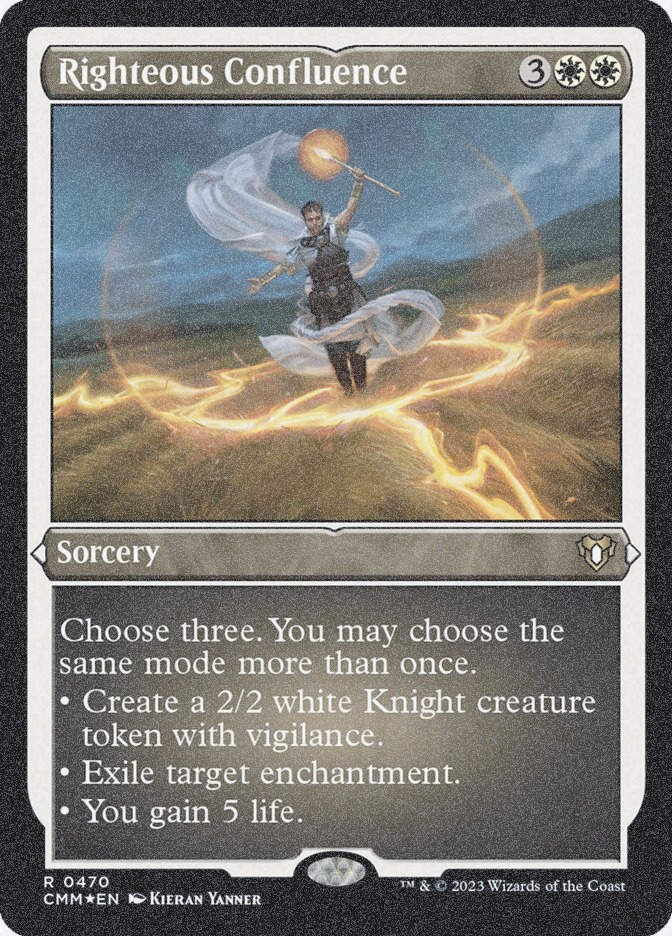 Righteous Confluence (CMM) (470) / Foil Etched