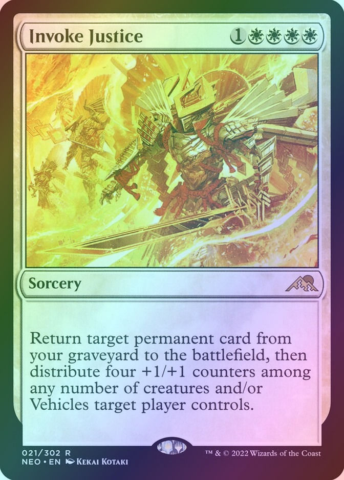 Invoke Justice (NEO) (21) / Foil