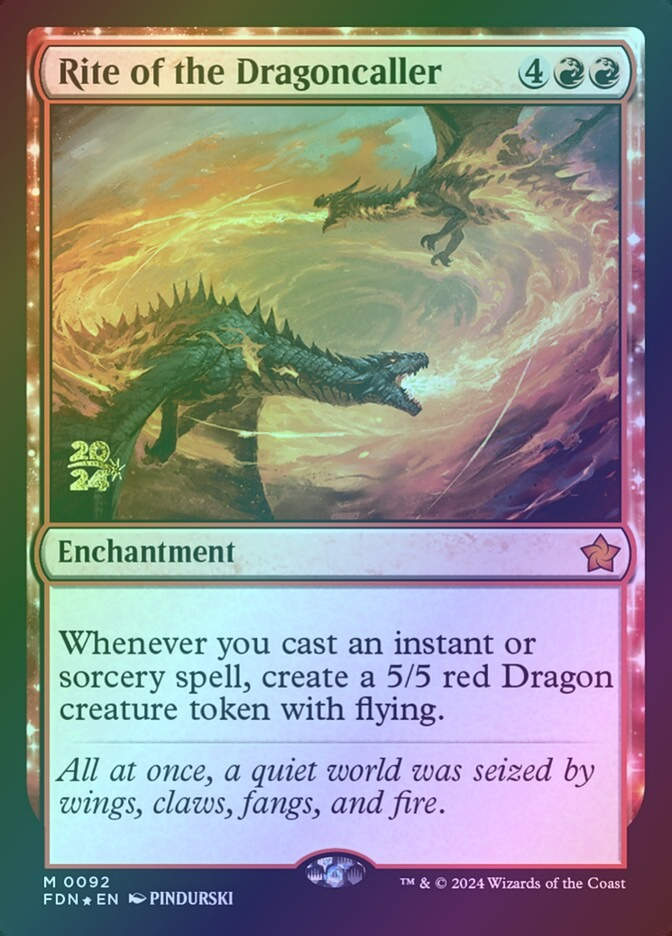 Rite of the Dragoncaller (PFDN) (92s) / Foil