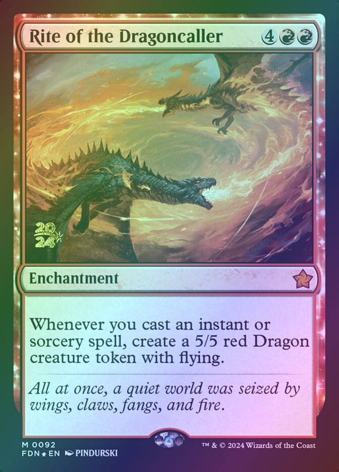Rite of the Dragoncaller (PFDN) (92s) / Foil