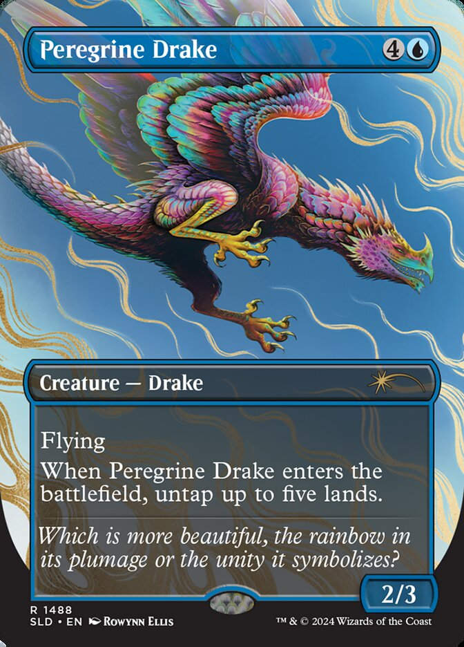 Peregrine Drake (SLD) (1488) / Borderless