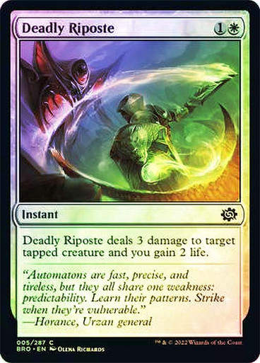 Deadly Riposte (BRO) / Foil