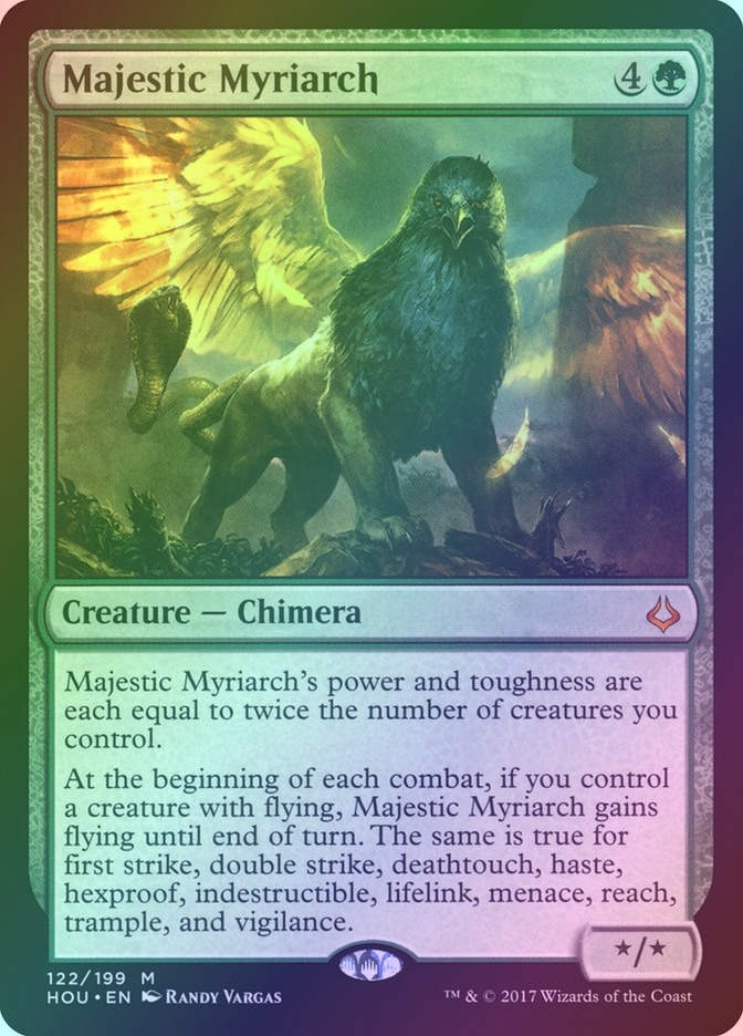 Majestic Myriarch (HOU) (122) / Foil